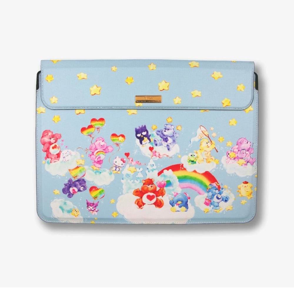 Care Bears x Hello Kitty Laptop Sleeve - NWT